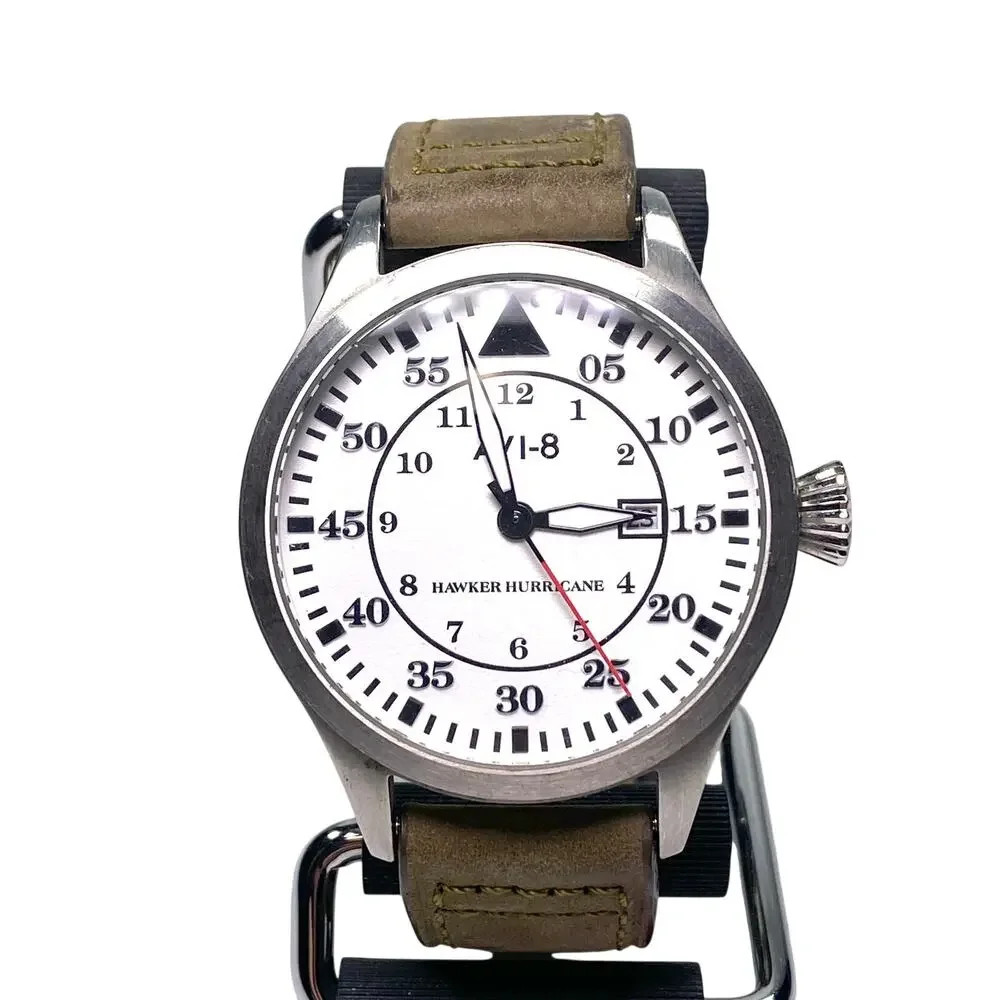 AVI-8 Hawker Hurricane 4012 Flieger Type B Watch Quartz Mens 46mm Aviator Pilots